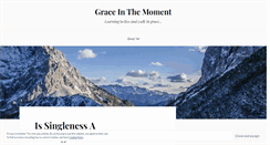 Desktop Screenshot of graceinthemoment.com